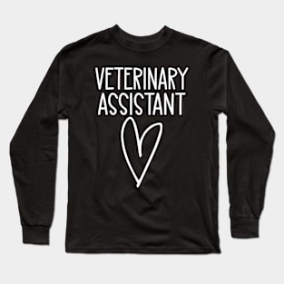 Veterinary Assistant Heart Long Sleeve T-Shirt